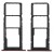 Sim Card Holder Tray For Lg K62 Black - Maxbhi Com
