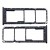 Sim Card Holder Tray For Samsung Galaxy A02 Black - Maxbhi Com