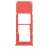 Sim Card Holder Tray For Samsung Galaxy A02 Red - Maxbhi Com