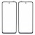 Replacement Front Glass For Micromax In 1 Black By - Maxbhi Com
