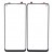 Replacement Front Glass For Realme 8 Black By - Maxbhi Com