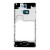 Lcd Frame Middle Chassis For Sony Xperia Zr C5503 White By - Maxbhi Com
