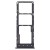 Sim Card Holder Tray For Infinix Note 10 Black - Maxbhi Com