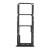 Sim Card Holder Tray For Samsung Galaxy M32 Black - Maxbhi Com