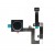 Fingerprint Sensor Flex Cable For Nokia 8 1 Black By - Maxbhi Com