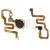 Fingerprint Sensor Flex Cable For Xiaomi Redmi Note 6 Pro Black By - Maxbhi Com