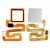 Fingerprint Sensor Flex Cable For Xiaomi Redmi 4x 32gb Gold By - Maxbhi Com