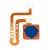 Fingerprint Sensor Flex Cable For Vivo V9 Blue By - Maxbhi Com