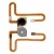 Fingerprint Sensor Flex Cable For Xiaomi Redmi Note 8 Black By - Maxbhi Com