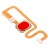 Fingerprint Sensor Flex Cable For Oppo F7 Red By - Maxbhi Com
