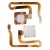 Fingerprint Sensor Flex Cable For Vivo V7 Plus Gold By - Maxbhi Com