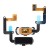Fingerprint Sensor Flex Cable For Samsung Galaxy A7 2017 Black By - Maxbhi Com