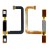 Fingerprint Sensor Flex Cable For Nokia 6 White By - Maxbhi Com