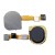 Fingerprint Sensor Flex Cable For Samsung Galaxy M11 Black By - Maxbhi Com