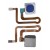Fingerprint Sensor Flex Cable For Vivo Y17 2019 Blue By - Maxbhi Com