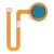 Fingerprint Sensor Flex Cable For Nokia 7 2 Green By - Maxbhi Com