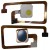 Fingerprint Sensor Flex Cable For Oppo A7 Blue By - Maxbhi Com