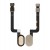 Fingerprint Sensor Flex Cable For Moto G5s White By - Maxbhi Com