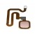 Fingerprint Sensor Flex Cable For Vivo V17 Black By - Maxbhi Com