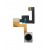 Fingerprint Sensor Flex Cable For Nokia 7 Black By - Maxbhi Com