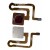 Fingerprint Sensor Flex Cable For Vivo Y11 2019 Red By - Maxbhi Com