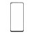 Replacement Front Glass For Realme X7 Black By - Maxbhi Com