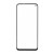 Replacement Front Glass For Realme X7 Black By - Maxbhi Com
