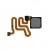 Fingerprint Sensor Flex Cable For Huawei P9 64gb Blue By - Maxbhi Com