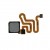 Fingerprint Sensor Flex Cable For Huawei P9 64gb Blue By - Maxbhi Com