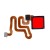 Fingerprint Sensor Flex Cable For Huawei P9 Red By - Maxbhi Com