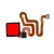 Fingerprint Sensor Flex Cable For Huawei P9 Red By - Maxbhi Com