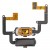 Fingerprint Sensor Flex Cable For Samsung Galaxy A3 2017 Black By - Maxbhi Com
