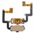 Fingerprint Sensor Flex Cable For Samsung Galaxy A3 2017 Gold By - Maxbhi Com