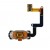 Fingerprint Sensor Flex Cable For Samsung Galaxy A3 2017 White By - Maxbhi Com