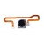 Fingerprint Sensor Flex Cable For Huawei Y6 Prime 2018 Black By - Maxbhi Com