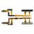 Power Button Flex Cable For Sony Xperia Z3 Compact D5833 On Off Flex Pcb By - Maxbhi Com