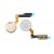 Fingerprint Sensor Flex Cable For Lg K10 2017 White By - Maxbhi Com