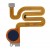 Fingerprint Sensor Flex Cable For Nokia 5 1 Blue By - Maxbhi Com
