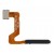 Fingerprint Sensor Flex Cable For Oppo A52 Black By - Maxbhi Com