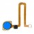 Fingerprint Sensor Flex Cable For Xiaomi Redmi 9c Blue By - Maxbhi Com
