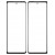 Replacement Front Glass For Samsung Galaxy Z Fold 3 Black By - Maxbhi Com