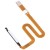 Fingerprint Sensor Flex Cable For Samsung Galaxy A03s White By - Maxbhi Com