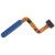 Fingerprint Sensor Flex Cable For Samsung Galaxy M62 Blue By - Maxbhi Com