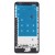 Lcd Frame Middle Chassis For Samsung Galaxy A01 Core Black By - Maxbhi Com