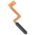 Fingerprint Sensor Flex Cable For Samsung Galaxy Z Flip Black By - Maxbhi Com