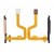 Fingerprint Sensor Flex Cable For Motorola Moto G9 Plus White By - Maxbhi Com