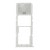 Sim Card Holder Tray For Samsung Galaxy A50s White - Maxbhi Com