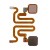 Fingerprint Sensor Flex Cable For Vivo Y79 Rose Gold By - Maxbhi Com