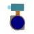 Fingerprint Sensor Flex Cable For Xiaomi Redmi Note 7 Blue By - Maxbhi Com