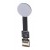 Fingerprint Sensor Flex Cable For Sony Xperia Xz2 Premium Silver By - Maxbhi Com